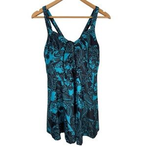 Nleyook Swim Blue Tankini Top